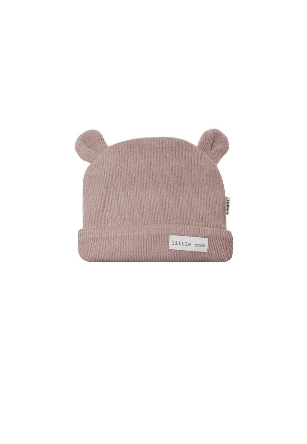 3-piece rib-knit set in brown