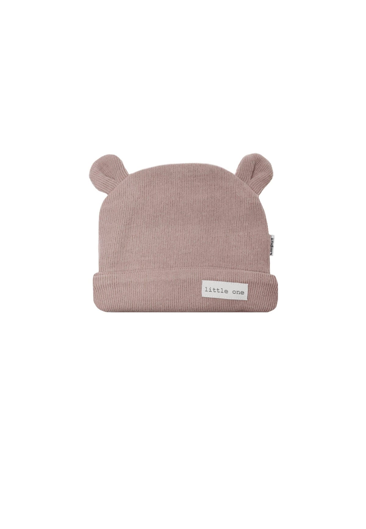 3-piece rib-knit set in brown