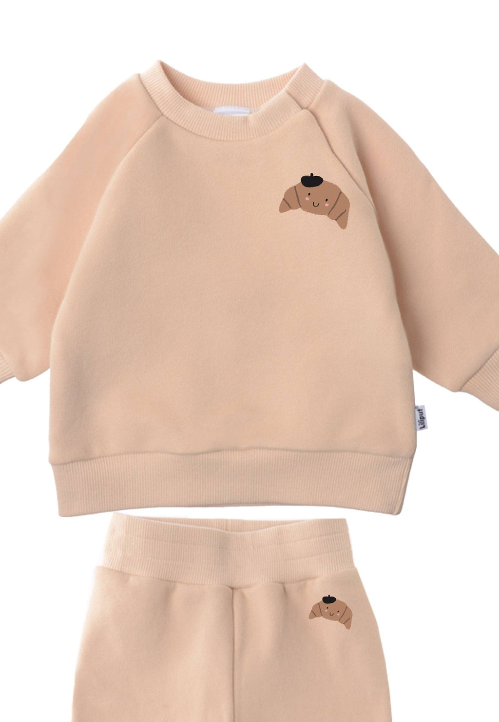 2-piece set with sweatshirt and jogging pants "Croissant"